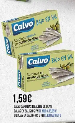 Claudio CALVO sardinas en aceite de oliva oferta