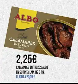 Claudio ALBO Calamares en trozos oferta