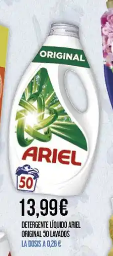 Claudio Detergente líquido ariel original 50 lavados oferta