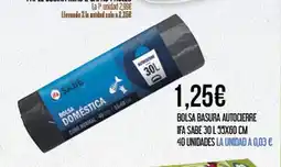 Claudio IFA SABE Bolsa basura autocierre oferta