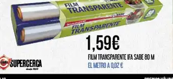 Claudio IFA SABE Film transparente oferta