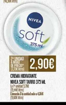 Claudio Crema hidratante nivea soft tarro oferta