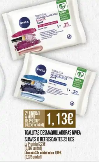 Claudio NIVEA Toallitas desmaquilladoras oferta