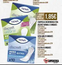 Claudio TENA Compresas incontinencia oferta