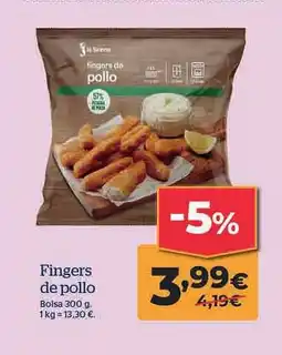 La Sirena Fingers de pollo oferta