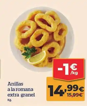 La Sirena Anillas a la romana extra granel oferta