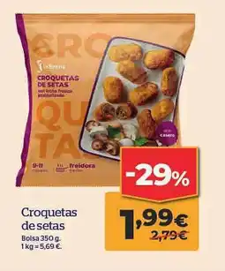 La Sirena Croquetas de setas oferta