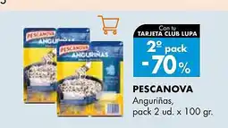 Supermercados Lupa PESCANOVA Anguriñas oferta