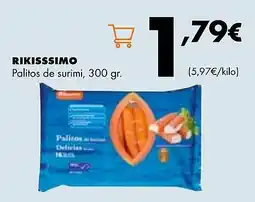Supermercados Lupa RIKISSSIMO Palitos de surimi oferta