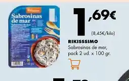 Supermercados Lupa RIKISSSIMO Sabrosinas de mar oferta