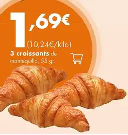 Supermercados Lupa 3 croissants de mantequilla oferta