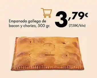 Supermercados Lupa Empanada gallega de bacon y chorizo oferta