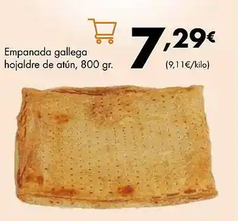 Supermercados Lupa Empanada gallega hojaldre de atún oferta