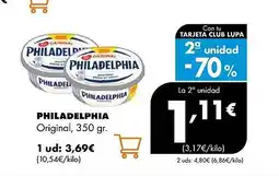 Supermercados Lupa PHILADELPHIA Original oferta