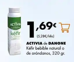 Supermercados Lupa ACTIVIA DE DANONE Kéfir bebible natural o de arándanos oferta