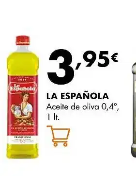 Supermercados Lupa LA ESPAÑOLA Aceite de oliva 0,4° oferta