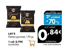 Supermercados Lupa LAY'S Patatas gourmet oferta