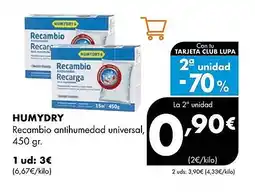 Supermercados Lupa HUMYDRY Recambio antihumedad universal oferta