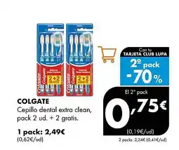 Supermercados Lupa COLGATE Cepillo dental extra clean oferta