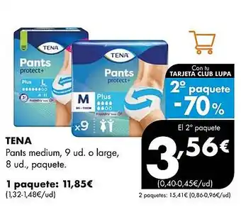 Supermercados Lupa TENA Pants medium oferta