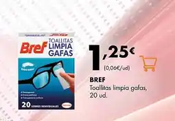 Supermercados Lupa BREF Toallitas limpia gafas oferta