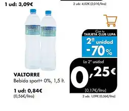 Supermercados Lupa VALTORRE Bebida sport oferta