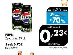 Supermercados Lupa PEPSI Zero lima oferta
