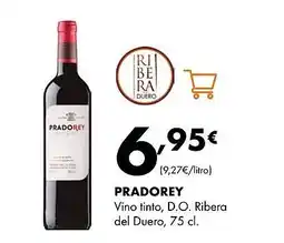 Supermercados Lupa PRADOREY Vino tinto, D.O. Ribera del Duero oferta