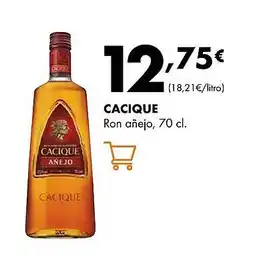 Supermercados Lupa CACIQUE Ron añejo oferta