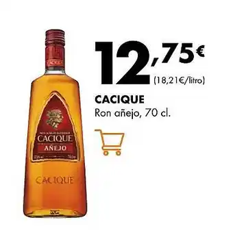 Supermercados Lupa CACIQUE Ron añejo oferta