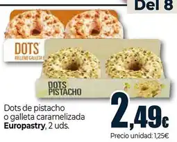 Unide Market Dots de pistacho o galleta caramelizada oferta