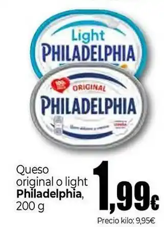 Unide Market PHILADELPHIA Queso original o light oferta