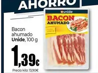 Unide Market UNIDE Bacon ahumado oferta