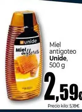 Unide Market UNIDE Miel flores antigoteo oferta