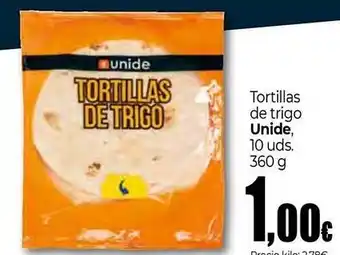 Unide Market UNIDE Tortillas de trigo oferta