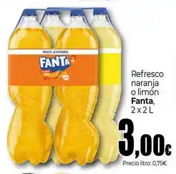 Unide Market FANTA Refresco naranja o limón oferta