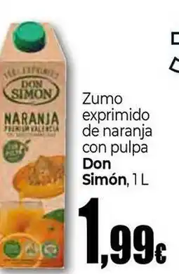 Unide Market DON SIMON Zumo exprimido de naranja con pulpa oferta