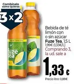 Unide Market FUZE TEA Bebida de té limón con o sin azúcar oferta