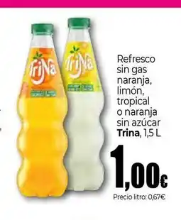 Unide Market TRINA Refresco sin gas naranja, limón, tropical o naranja sin azúcar oferta