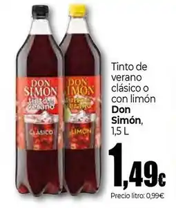 Unide Market DON SIMON Tinto de verano clásico o con limón oferta