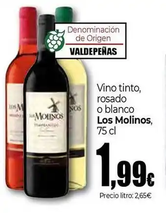 Unide Market LOS MOLINOS Vino tinto, rosado o blanco oferta
