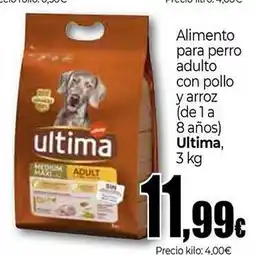 Unide Market ULTIMA Alimento para perro adulto con pollo y arroz oferta