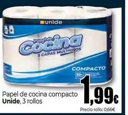 Unide Market UNIDE Papel de cocina compacto oferta