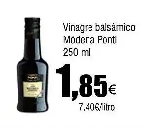 Cash FROIZ PONTI Vinagre balsamico Módena oferta