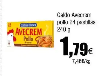 Cash FROIZ Caldo Avecrem pollo 24 pastillas oferta