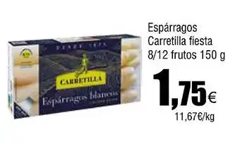 Cash FROIZ Espárragos Carretilla fiesta 8/12 frutos oferta