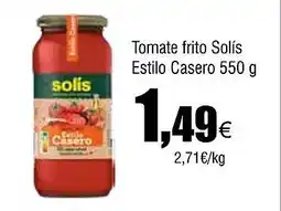 Cash FROIZ Tomate frito Solís Estilo Casero oferta