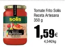 Cash FROIZ Tomate Frito Solís Receta Artesana oferta
