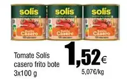 Cash FROIZ Tomate Solís casero frito bote oferta