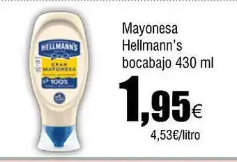 Cash FROIZ Mayonesa Hellmann's bocabajo oferta